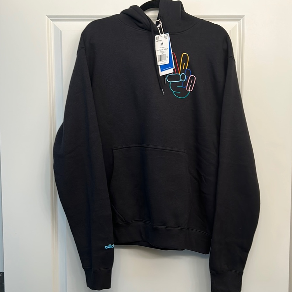 Adidas OG peace sign hoodie NWT size medium HC1789